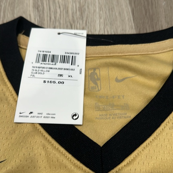 Toronto Raptors Nike Barnes Jersey Youth Size XL NWT Brand New - Picture 4 of 7